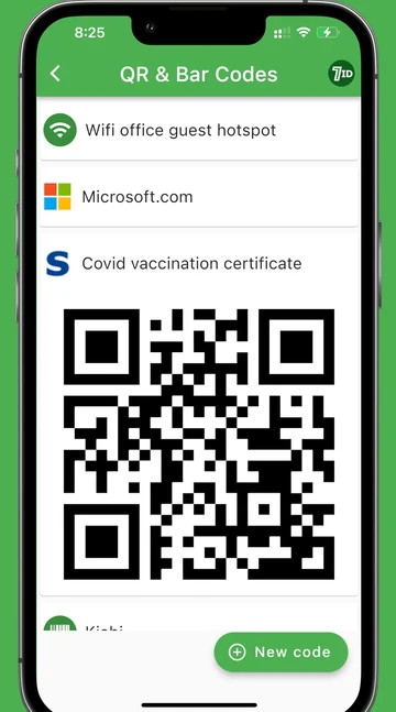 7ID : application de code QR