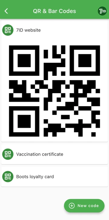 Aplikacija QR Code: Shranite svoje QR kode na enem mestu