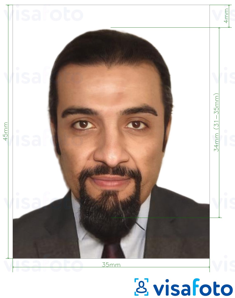 مع مواصفات الحجم الدقيقة الإمارات العربية المتحدة بطاقة التعريف عبر الانترنت مثال على صورة لـ 