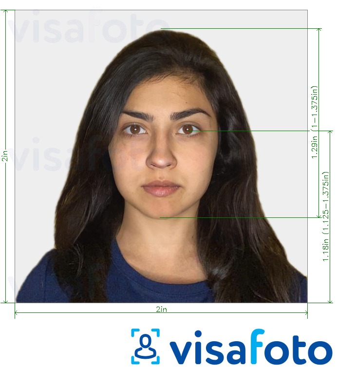 مثال للنتيجة النهائية: تأشيرة أو صورة جواز سفر صحيحة والتى ستحصل عليها